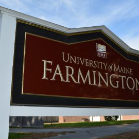 University of Maine at Farmington sign